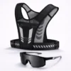 Chaleco + Lentes UV Negro/Gris