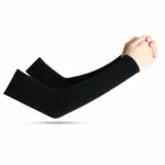 Mangas Deportivas Con Protección UV (1 Par; color negro)
